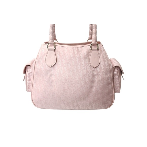 Dior Pattern  Lovely Trotter Handbag Christian Leather - Picture 1 of 10
